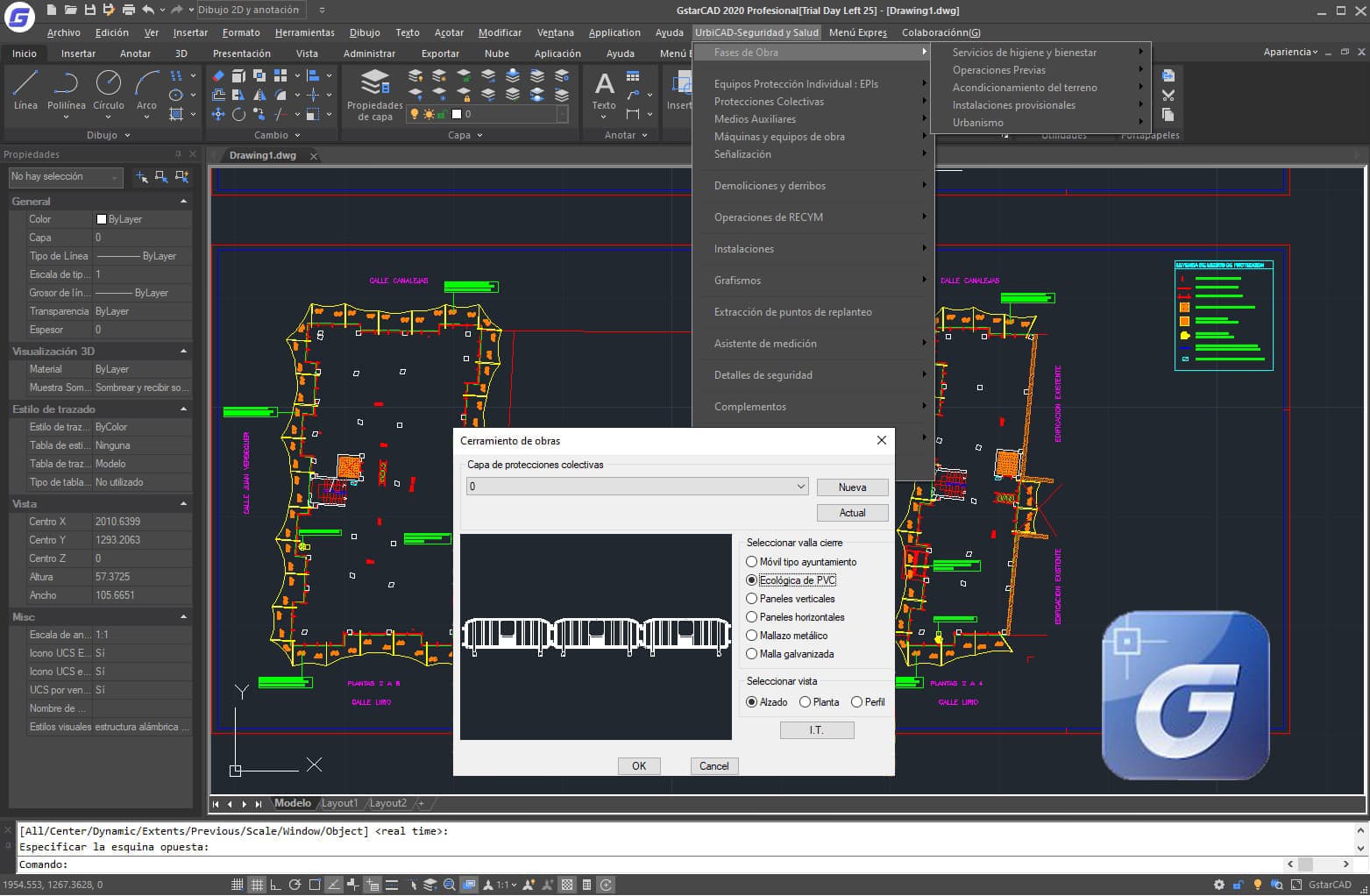 Software para AutoCAD para realizar planos con detalles de Seguridad y Salud: SyS Constructoras