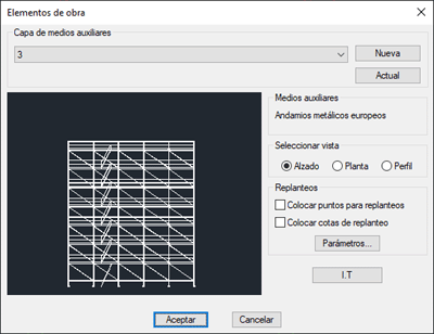 Colocaci�n de Elementos de Obra