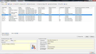 Ampliar base de datos de recursos y medios