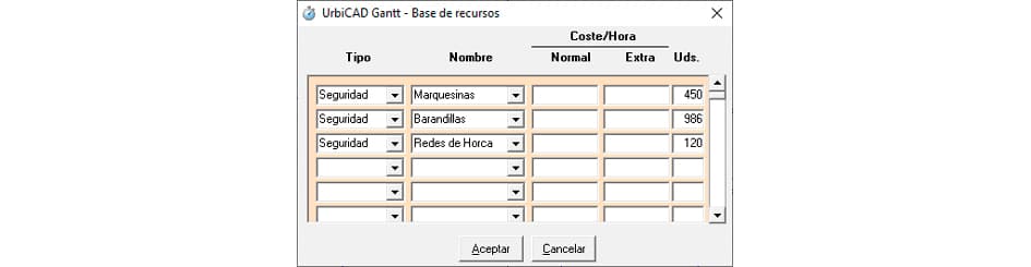 Consultando costos