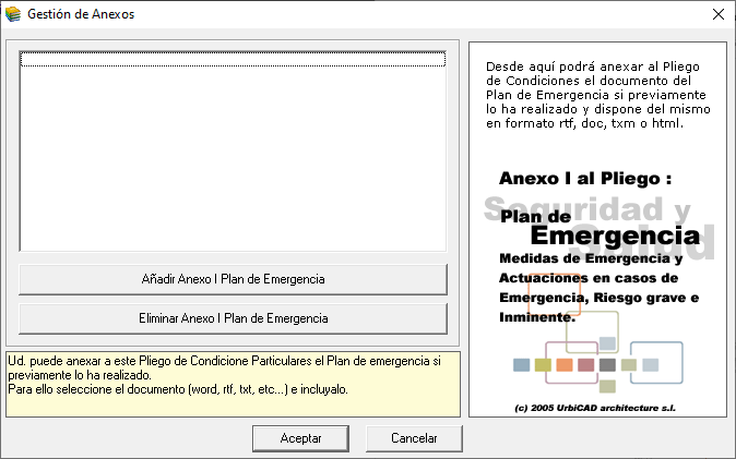 Gesti�n de anexos