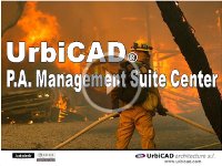 Conferencia: UrbiCAD&reg; PA Management Suite Center