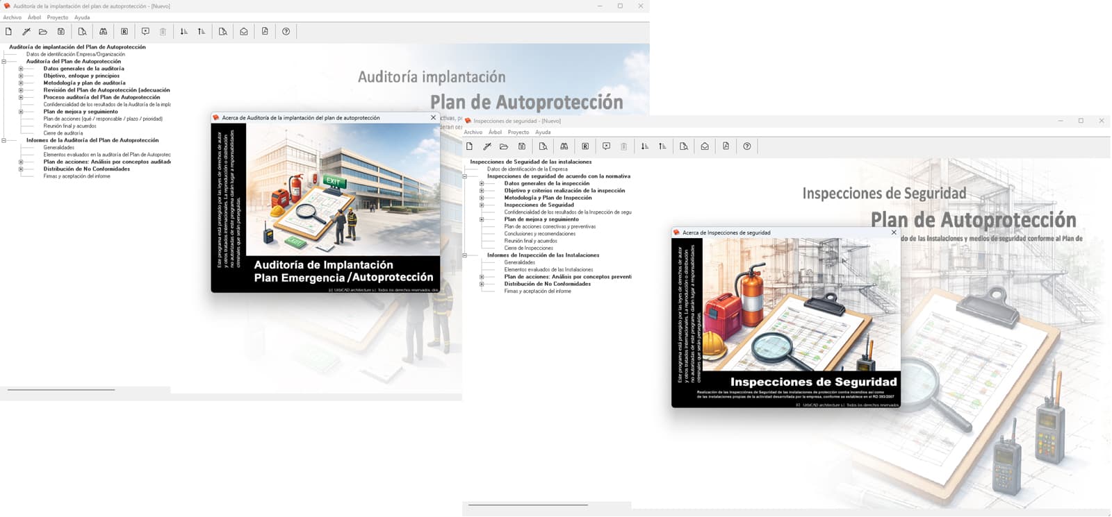 UrbiCAD 2026: Auditorias e Inspecciones de los Planes de Autoprotección