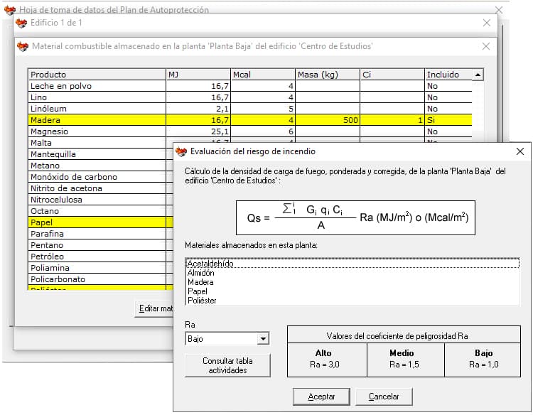 Evaluación del riesgo de incendio con UrbiCAD DB-SI