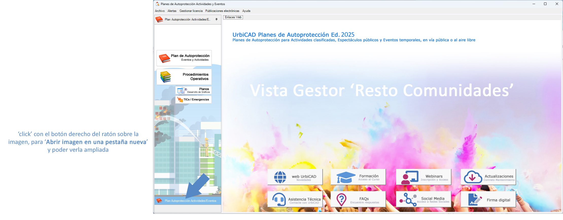 Contenido de esta solución de software de UrbiCAD