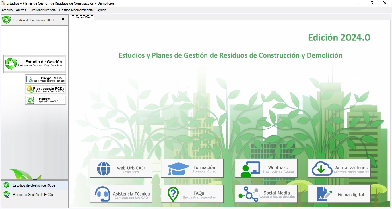Estudios y Planes de Gestión de Residuos de Construcción Edición 2025.0