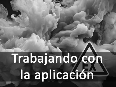 Trabajando con la aplicación