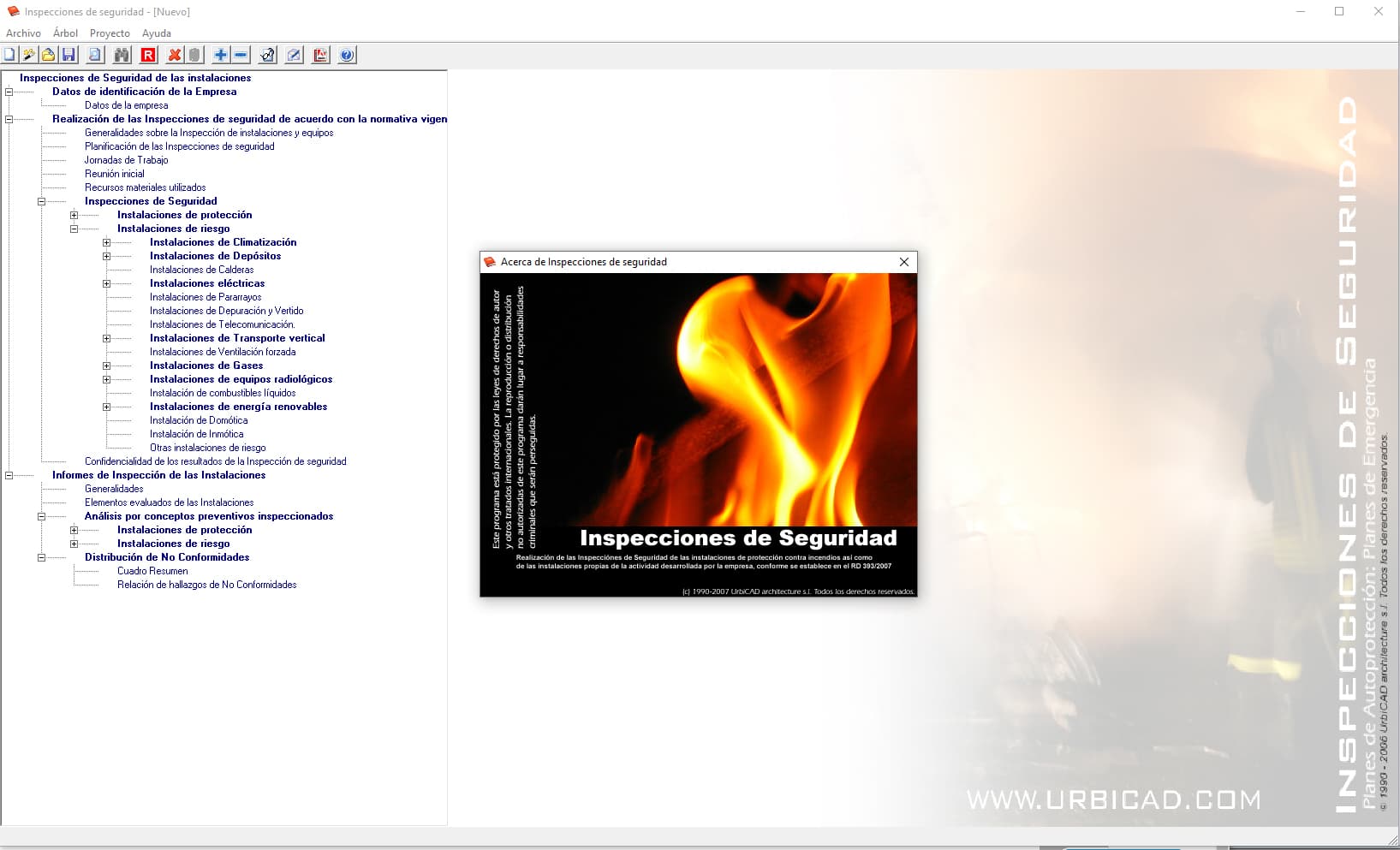 Software Plan Autoprotección: Inspecciones de seguridad