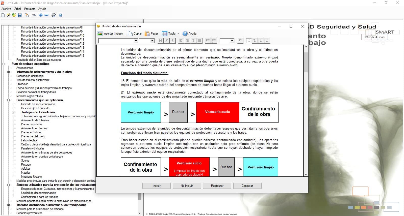 Operaciones de desamiantado