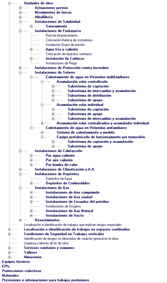 RBOL DE EXPLORACIN INSTALADORES FONTANERA