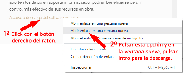Cómo descargar desde un enlace que se bloquea