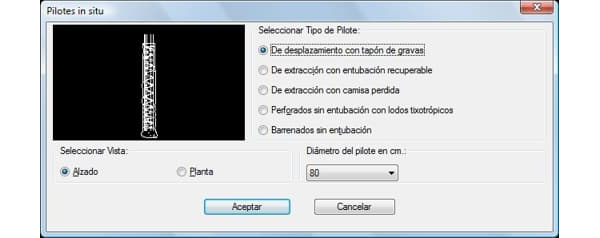 Pilotes in situ detalles CAD
