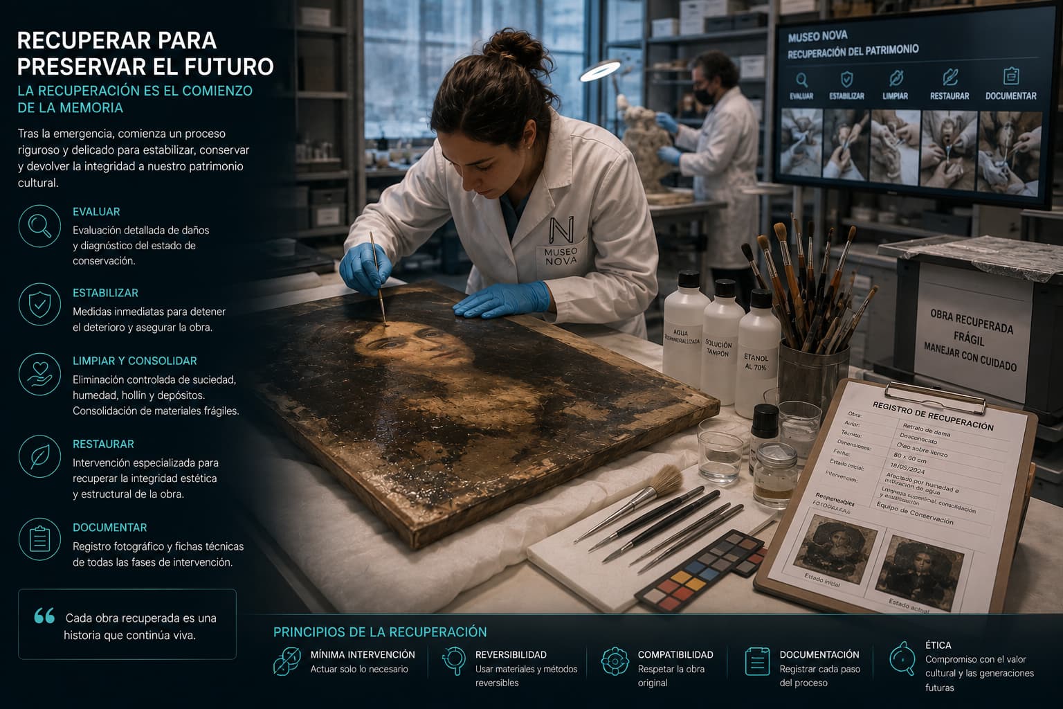 Recuperación y restauración de bienes culturales